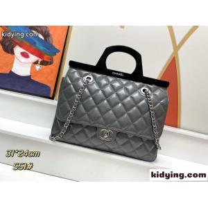 注目される ヴィンテージ フラップバッグ シャネル コピー バッグ コピー レディース グレーkid26GTDKLz