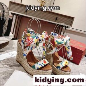 可愛い カジュアル 12CM ウェッジソール クリスチャン・ルブタン サンダル コピー レディースkid26HnuiWn