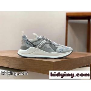 バーバリー コピー スニーカー コピー メンズ burberry コピー ロゴ スエード＆メッシュ スニーカーkid26KDaSrm