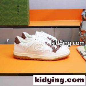 人気 ホワイト＆ブラウン MAC80 メンズ スニーカー グッチ コピー スニーカー コピー レースアップkid26TDOfSr