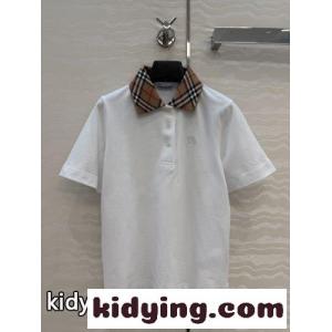 カジュアル コットン 半袖 ポロシャツ バーバリー スーパーコピー Tシャツ コピー ホワイトkid26qG9Tbu