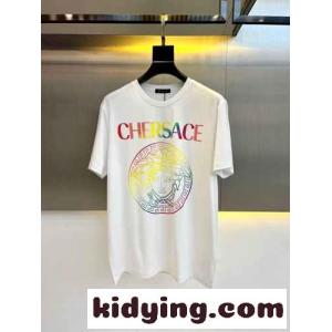 シェールサーチェ メデューサTシャツ 半袖 ヴェルサーチ スーパーコピーェ Tシャツ コピー ホワイトkid268XTTjy