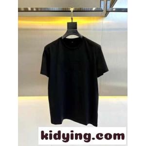 シンプル VLTN クルーネック コットン 半袖Tシャツ ヴァレンティノ コピー Tシャツ コピー ブラックkid26r0ze8n