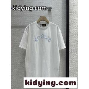 ユニセックス シンプル バブル Tシャツ ロエベ スーパーコピー Tシャツ コピー コットンkid26iumu0b