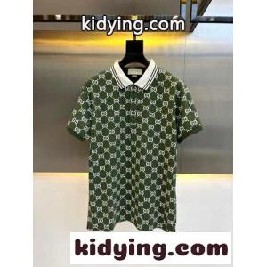人気 GG ストレッチ コットン ポロシャツ グッチ コピー Tシャツ コピー メンズkid26959f4r