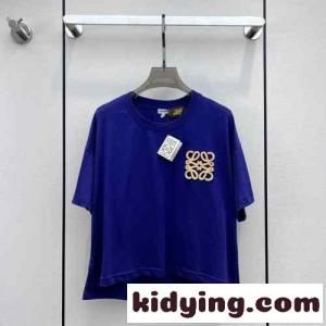 アナグラム コットン Tシャツ ロエベ コピー Tシャツ コピー レディース ブルーkid26Oj4nyy