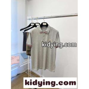 モンクレール ブランド コピー Tシャツ コピー おしゃれ ロゴ入り 半袖 メンズ ポロシャツ グレーkid26zmmiyu