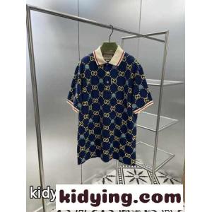 エンブロイダリー入り ストレッチコットン ポロシャツ グッチ コピー Tシャツ コピー ユニセックスkid26zG9zum