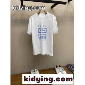 カジュアル 4Gスター コットン 半袖Tシャツ ジバンシィ コピー Tシャツ コピー ホワイトkid268n85Pn
