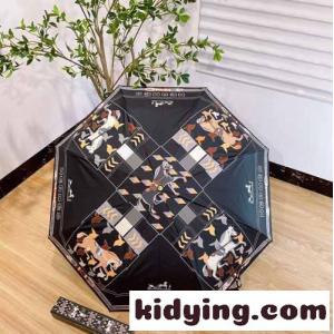 ワンタッチ 自動開閉 上品 おしゃれ エルメス コピーブランド 傘 偽物 晴雨兼用 折りたたみ傘kid26Tfqm8n