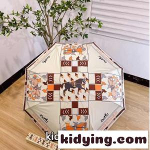 上品 おしゃれ エルメス スーパーコピー 傘 偽物 晴雨兼用 ワンタッチ 自動開閉 折りたたみ傘kid26CS5jWj