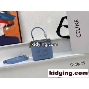 23SS トリオンフ ミニ バニティケース セリーヌ コピー バッグ コピー ショルダーバッグ ブルーkid26v49DCm