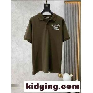 クリスチャン・ディオール コピー Tシャツ コピー CHRISTIAN dior コピー ATELIER コットンピケ メンズ ポロシャツkid264Hf41b