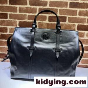 ダブルG付き ラージ トートバッグ グッチ コピー バッグ コピー メンズ ファッション ブラックkid26jGD8nq