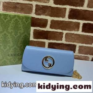 グッチ スーパーコピー ブロンディ チェーン コンチネンタルウォレット スーパーコピー チェーン 財布 ブルーkid26mamGni