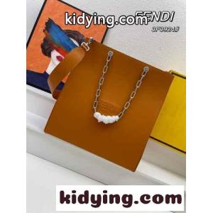 fendi コピー Pack ミディアム ショッピングバッグ フェンディ コピー バッグ コピー レディース ブラウンkid26Hvei4D