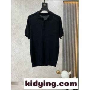 着心地抜群 ニットポロシャツ ボッテガ・ヴェネタ Tシャツ コピー メンズ ブラックkid260P9zmq