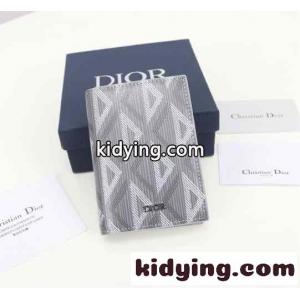 クリスチャン・ディオール コピー 財布 コピー CD Diamond キャンバス 2つ折りカードホルダーkid268TH9Lf