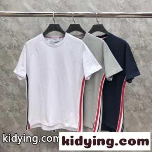 カジュアル ベーシック クルーネック トムブラウン コピー Tシャツ コピー 半袖Tシャツkid26XL1j8r