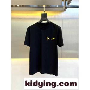 クルーネック 半袖 トップス フェンディ コピー Tシャツ コピー メンズ ファッションkid26iSviuu
