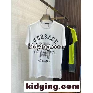 人気 ラ マスケラ ロゴ Tシャツ ヴェルサーチ スーパーコピーェ Tシャツ コピー 半袖 トップス メンズkid26r0zmqe