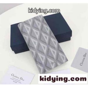CD Diamond キャンバス バーティカル ロングウォレット クリスチャン・ディオール ブランド コピー 財布 コピーkid26KDyGji