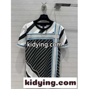 モノグラムウェーブＴシャツ ルイ・ヴィトン Tシャツ コピー コットン 半袖 トップスkid26Tvue4v