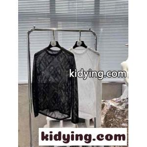 春夏 クルーネック 長袖 メッシュTシャツ フェンディ コピーブランド Tシャツ コピー レディース ファッションkid26y8HDSD