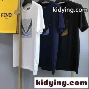 おしゃれ バッグ バグズ アイ コットン Tシャツ フェンディ コピーブランド Tシャツ コピー 半袖 トップスkid26neaeiy