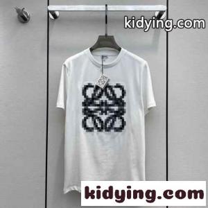 アナグラム ピクセレイテッド コットン 半袖Tシャツ ロエベ スーパーコピー Tシャツ コピー ユニセックスkid26GL5bmu