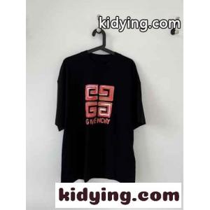 オーバーサイズ ユニセックス コットン 4G 半袖Tシャツ ジバンシィ スーパーコピー Tシャツ コピーkid268vGfui