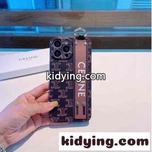 バンドホルダー付き セリーヌ コピー アイフォンケース コピー iPhone 14 ケース スマホケースkid26jmqCWD