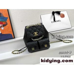 23SS 可愛い お洒落 スモール バックパック シャネル コピー バッグ コピー 23p 人気 リュック ブラックkid26LXPT9z