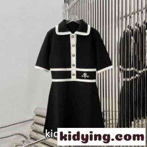 新作～定番 フェミニン 配色 半袖 ポロドレス グッチ スーパーコピー ワンピース コピー レディースkid26HDGvyi