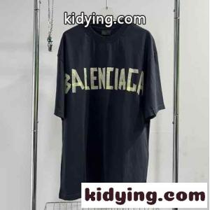 人気 ヴィンテージ Tape Type Tシャツ オーバーサイズ バレンシアガ ブランド コピー Tシャツ コピー ユニセックスkid26HnCW9n