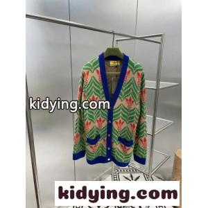 ブランド コピー adidas x gucci ブランド コピー おしゃれ ゆったり Vネック 長袖 グッチ ブランド コピー カーディガン コピー ニットカーディガンkid26Cum41r