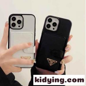 プラダ ブランド コピー スマホケース コピー シンプル 上品 カード収納 アイフォンケースkid265jWbyi