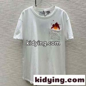 春夏新作～カルシファー ポケット 半袖Tシャツ ロエベ コピーブランド Tシャツ コピー クルーネックkid26qWX1ze