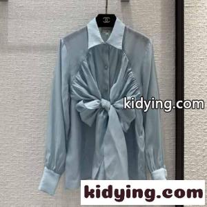 エレガント 可愛い リボン 長袖 シャネル スーパーコピー シャツ コピー レディース トップスkid26uWnqGv