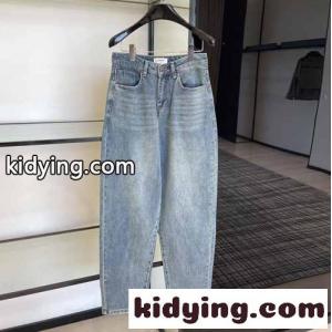 ゆったり 体型カバー 脚長効果 デニムパンツ セリーヌ ブランド コピー ジーンズ コピー カジュアルkid26aiKbqC