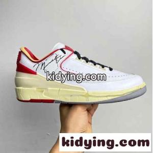 OFF-white コピー x Air Jordan 2 オフホワイト コピー スニーカー コピー ローカット 人気kid26i0111v