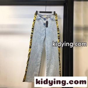 おしゃれ サイド ライン デニム ヴェルサーチ スーパーコピーェ ジーンズ コピー レディース ファッションkid26mq0HLj