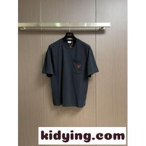 シンプル ロゴ刺繍 半袖Tシャツ セリーヌ コピー Tシャツ 偽物 ユニセックス ブラックkid2615PLve