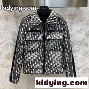 リバーシブル オブリークジャガード 中綿 クリスチャン・ディオール コピーブランド ジャケット コピーkid268DG9PD