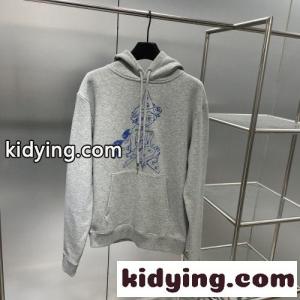 遊び心のある プリント 刺繍 ユニセックス イヴ・サンローラン ブランド コピー パーカー コピー 秋冬 フーディkid26u4HH1f