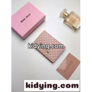 コンパクト ミュウミュウ コピーブランド 財布 コピー 可愛い おしゃれ ドット柄 ２つ折ミニウォレットkid26C0vKLb