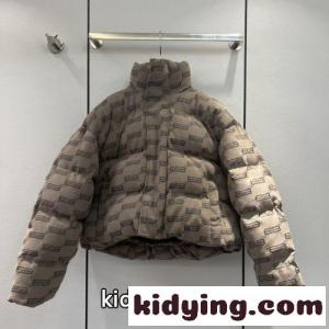 BB モノグラム ショート丈 バレンシアガ コピーブランド ダウンジャケット コピー 秋冬 暖かい アウターkid26j8rGHn