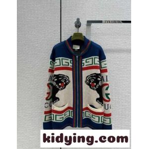 PALACE×gucci ブランド コピー 人気 コラボ ジャガード ニット グッチ ブランド コピー カーディガン コピー 長袖 カジュアルkid26uiG5Pz