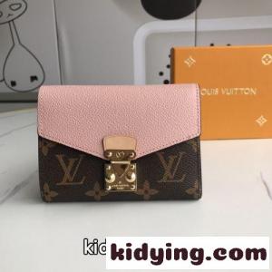 お洒落 可愛い モノグラム ルイ・ヴィトン 財布 コピー レディース 折りたたみ財布kid26i0fCqC