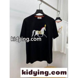 着心地いい クルーネック 春夏 定番 合わせやすい エルメス コピー 半袖tシャツ コピー トップスkid26bKjG5r